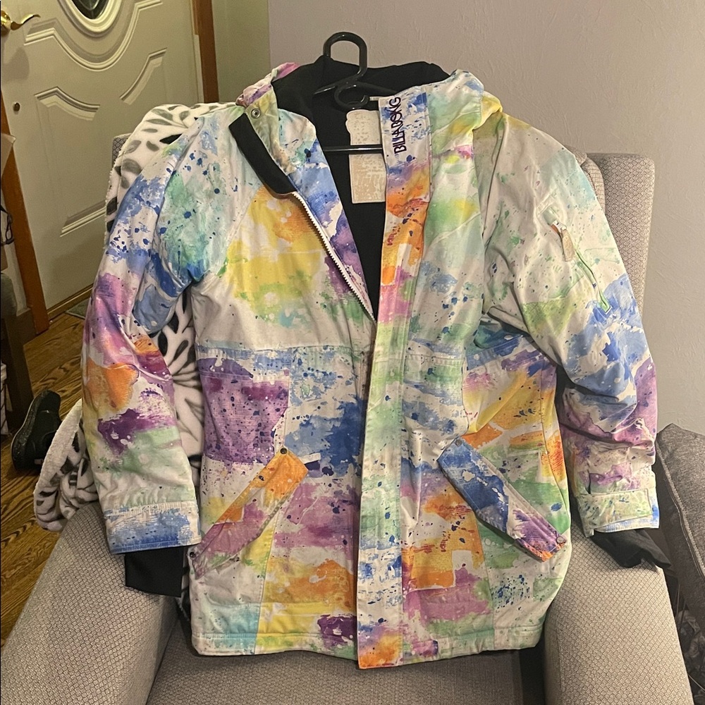 Women’s Colorful Ski/Snowboarding Splatter Jacket